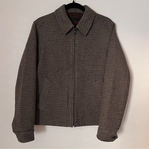 Uniqlo — XS Single Collar Short Blouson (Houndstooth)